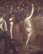 Thomas Eakins Salutat painting